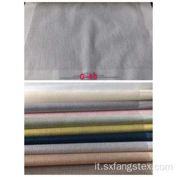 Tessuto per tende jacquard in voile di lino in stile naturale